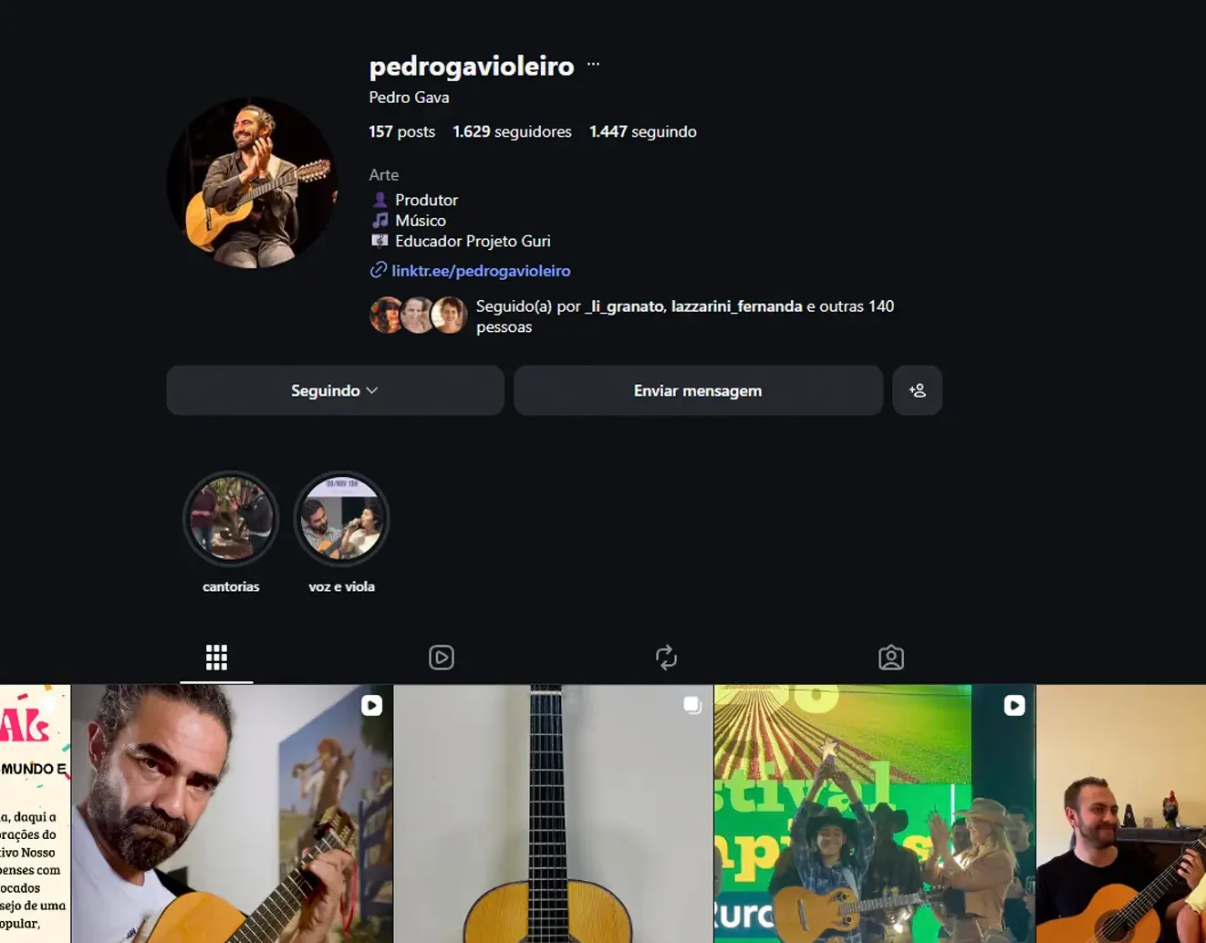 instagram pedro gavioleiro